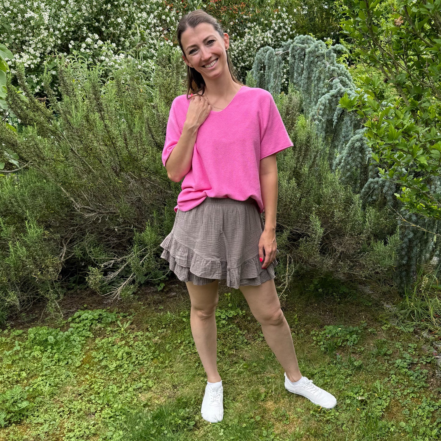 Musselin-Skort Beverly