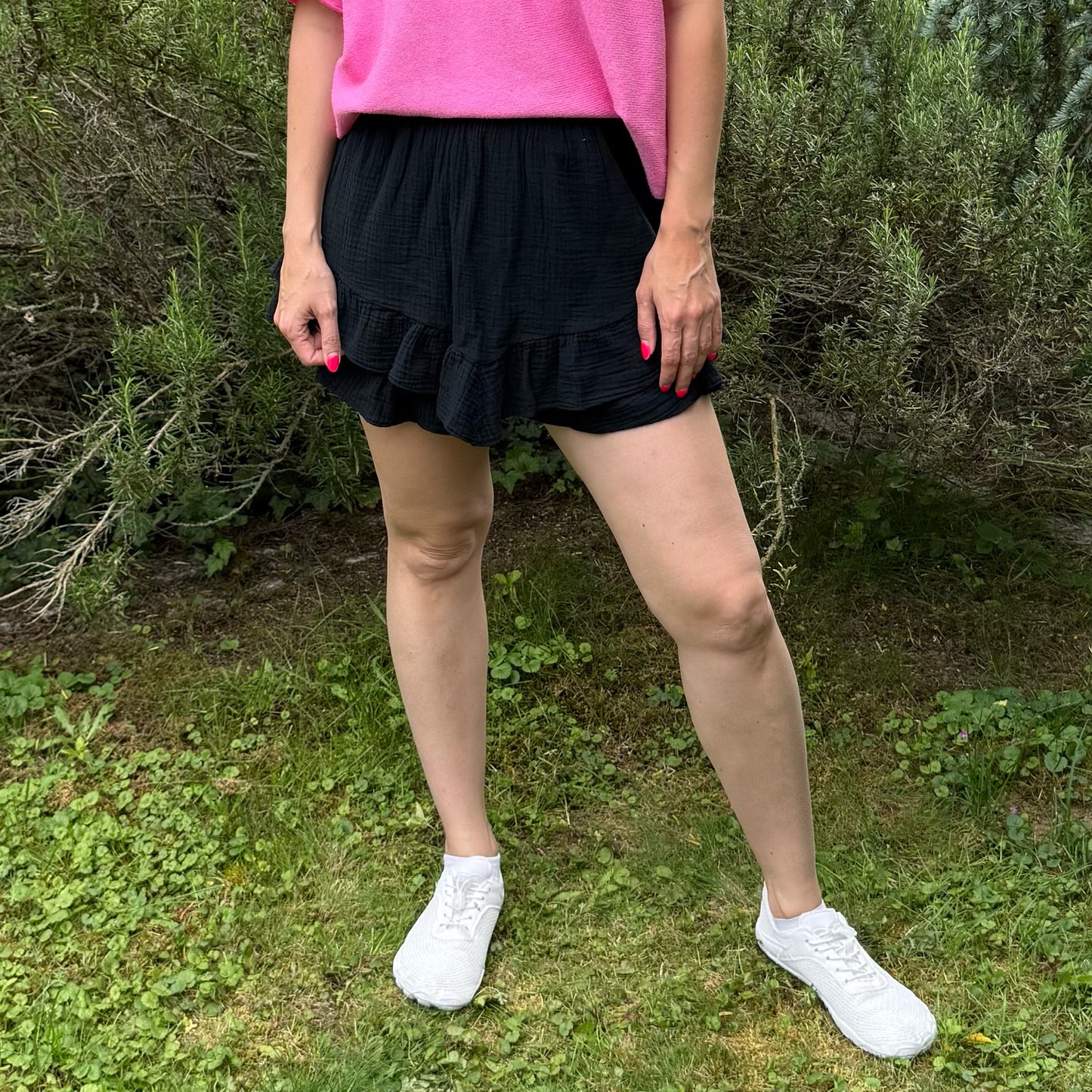 Musselin-Skort Beverly