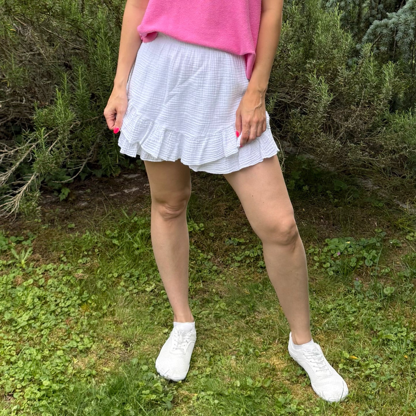 Musselin-Skort Beverly