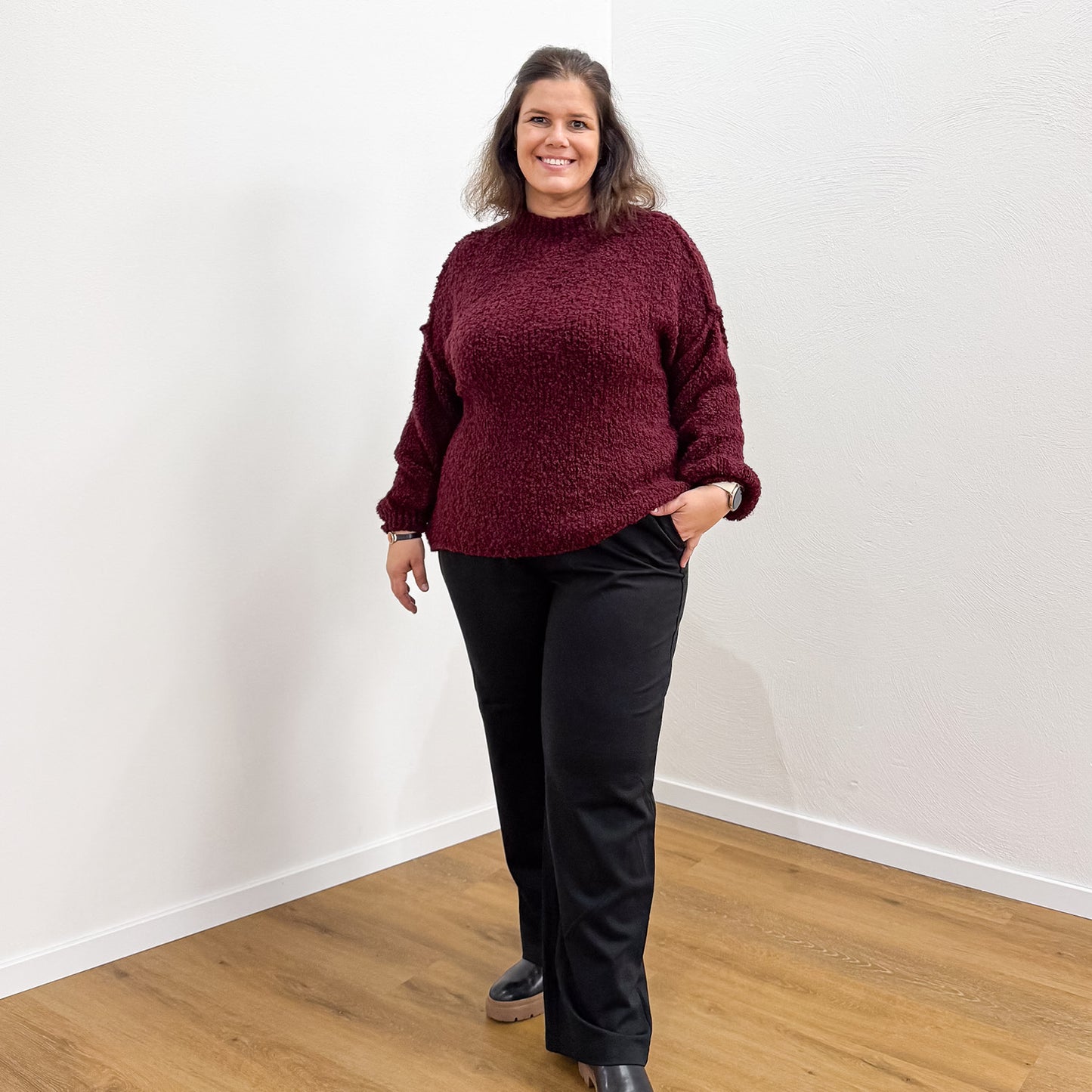 Bouclé-Pullover Michelle