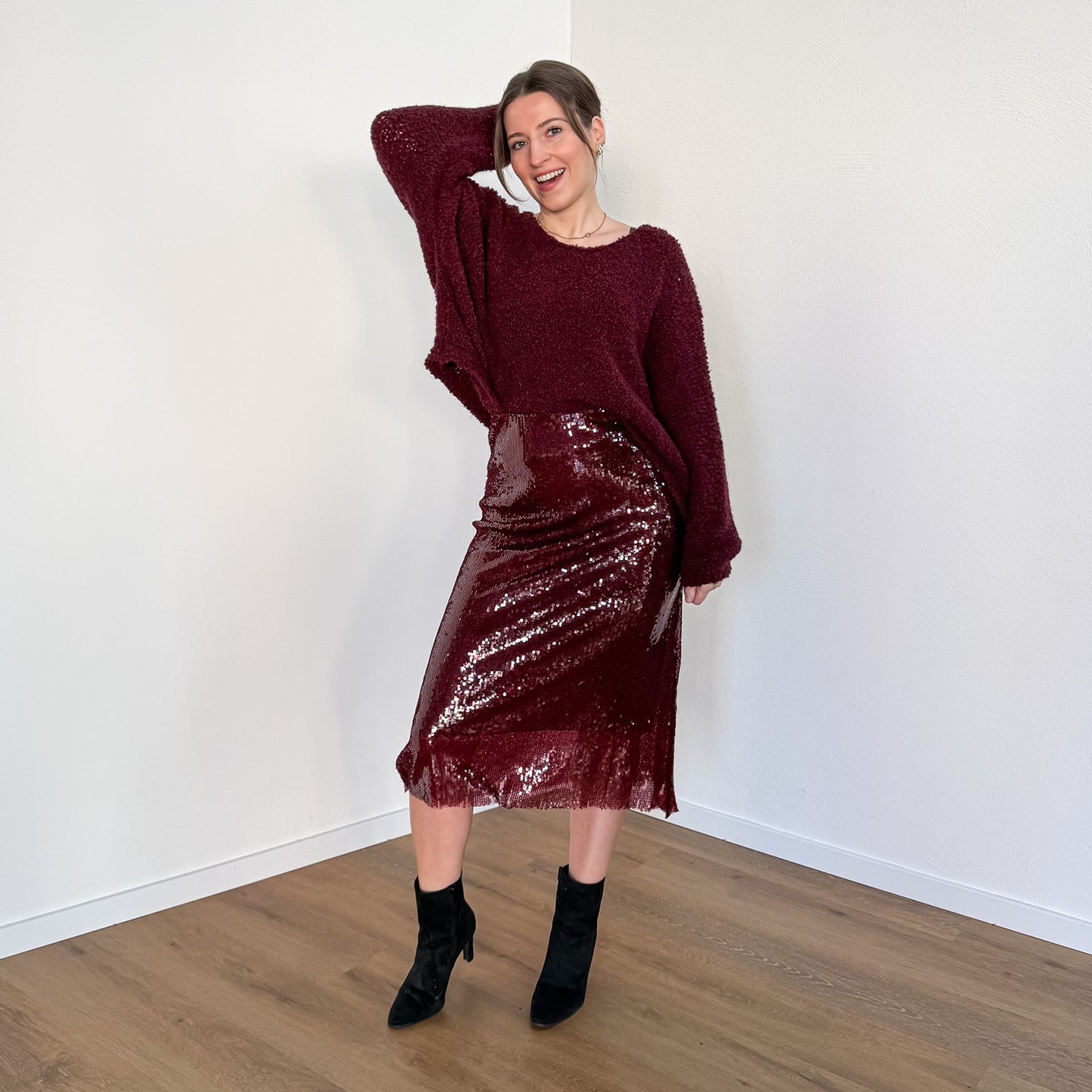 Bouclé-Pullover Mave