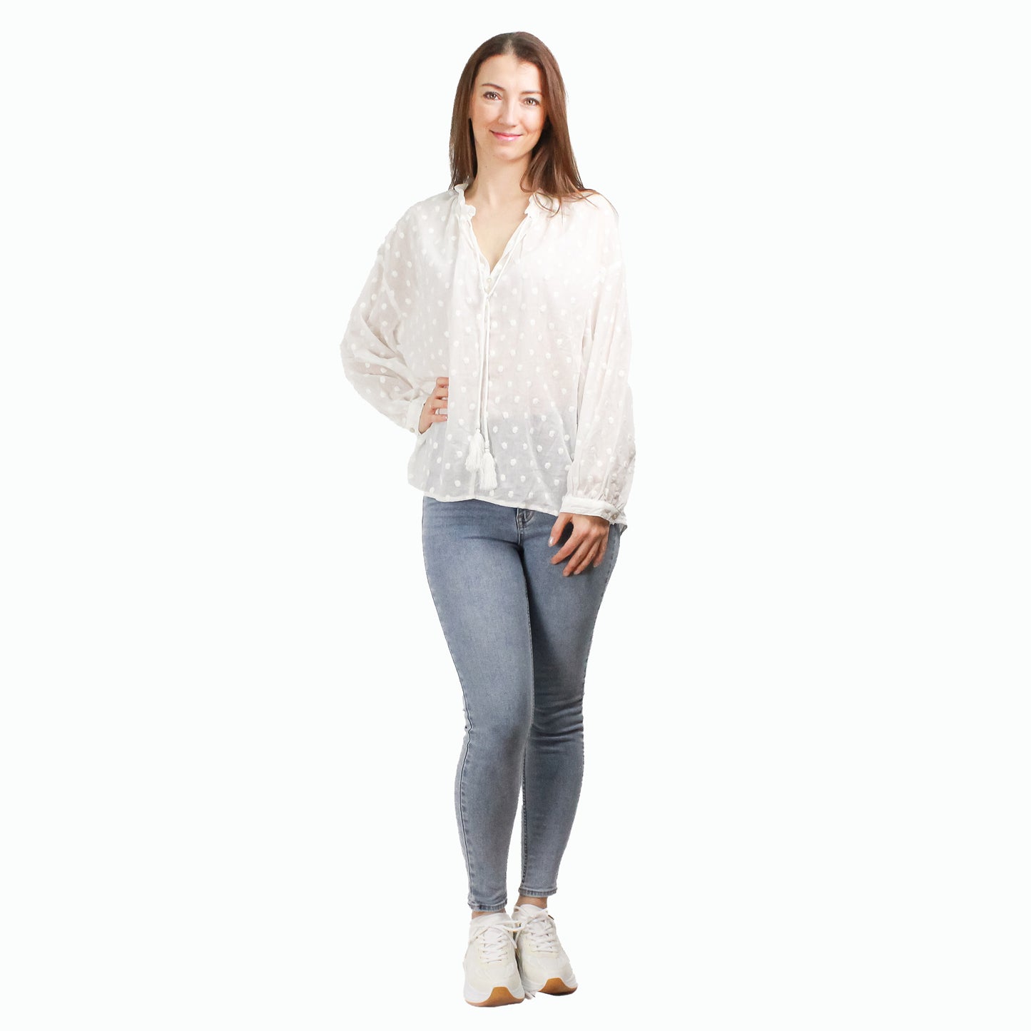 Baumwollbluse Sanna