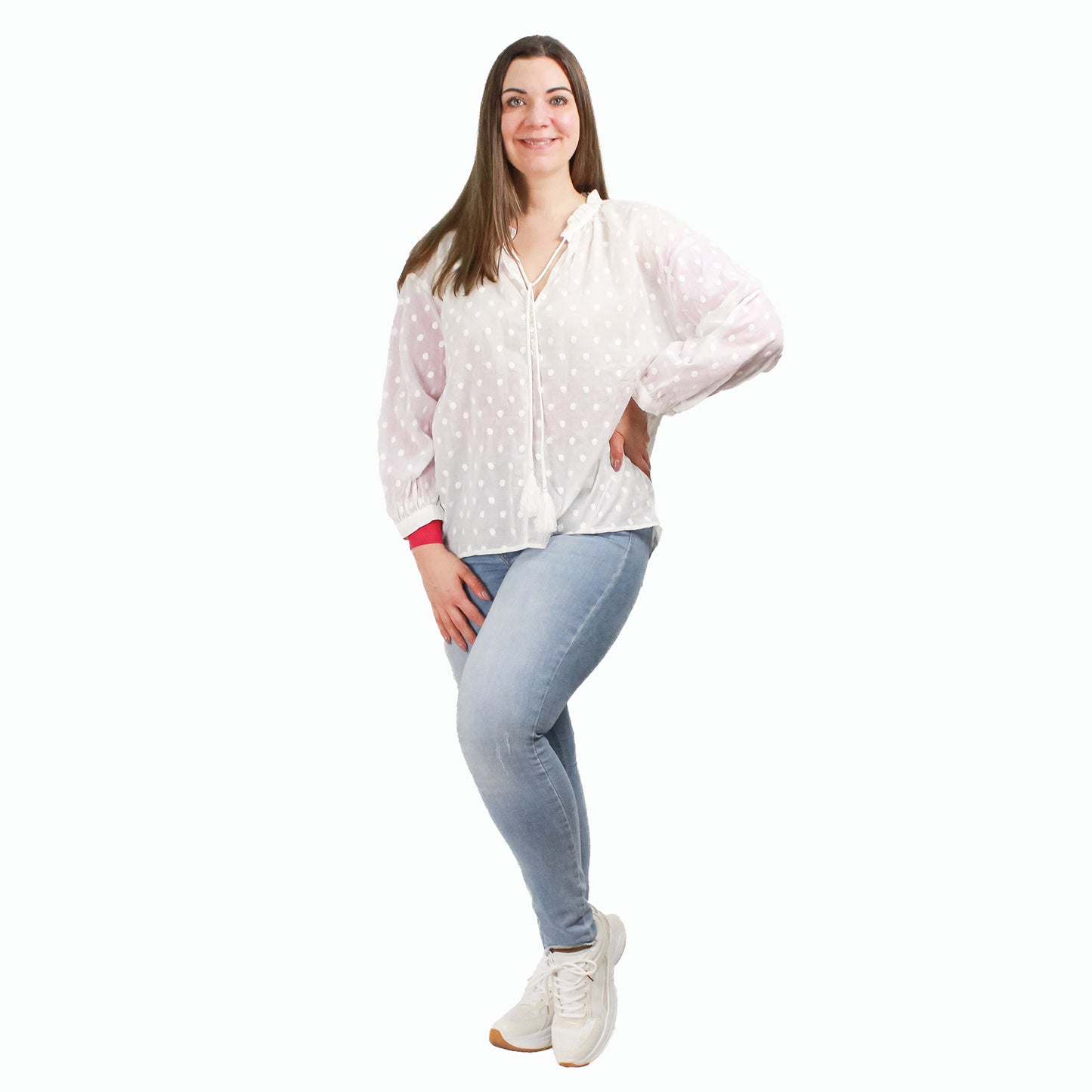 Baumwollbluse Sanna