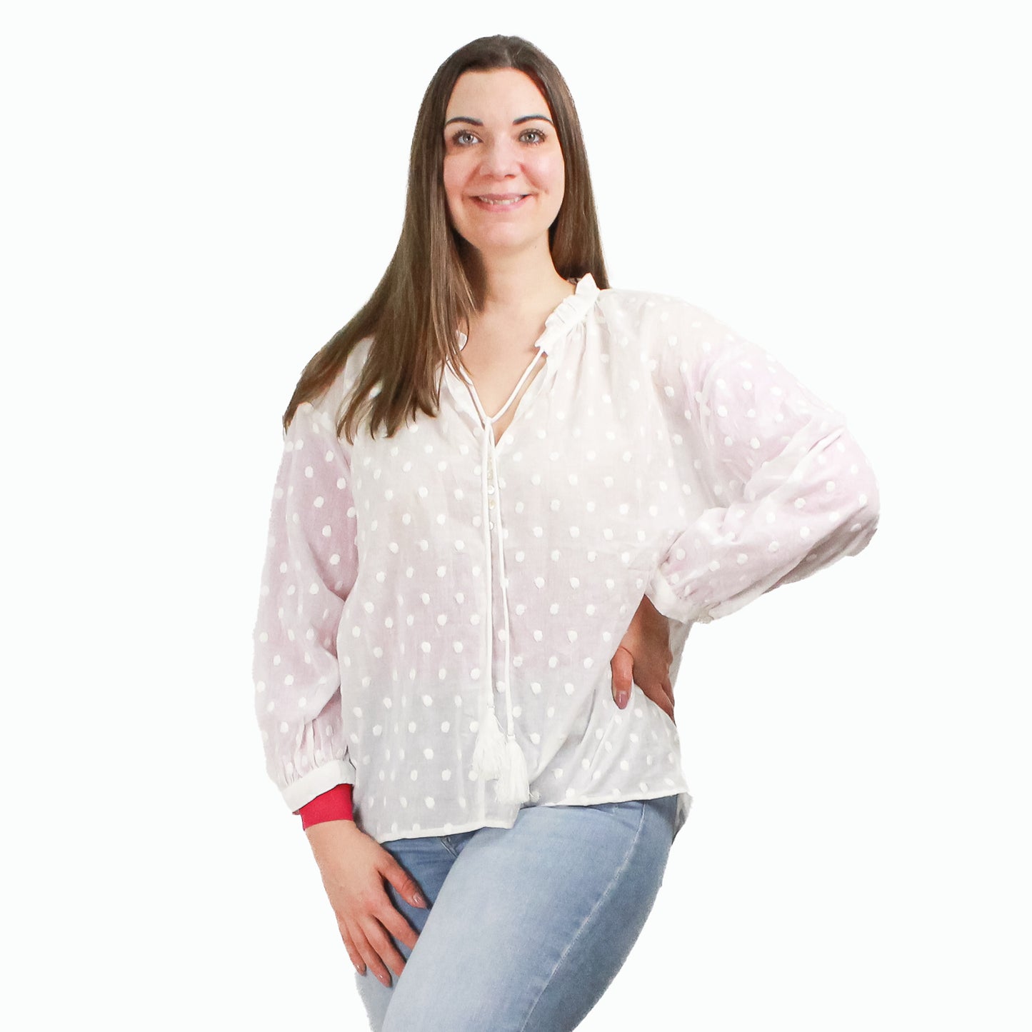 Baumwollbluse Sanna
