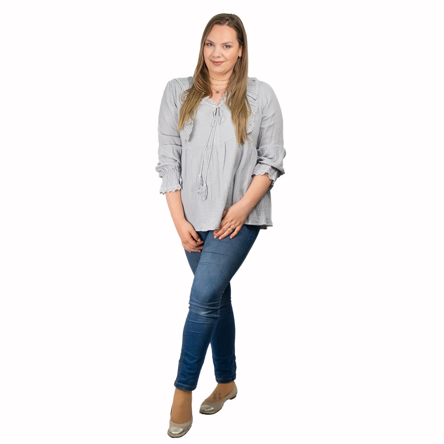Musselinbluse Kaianna