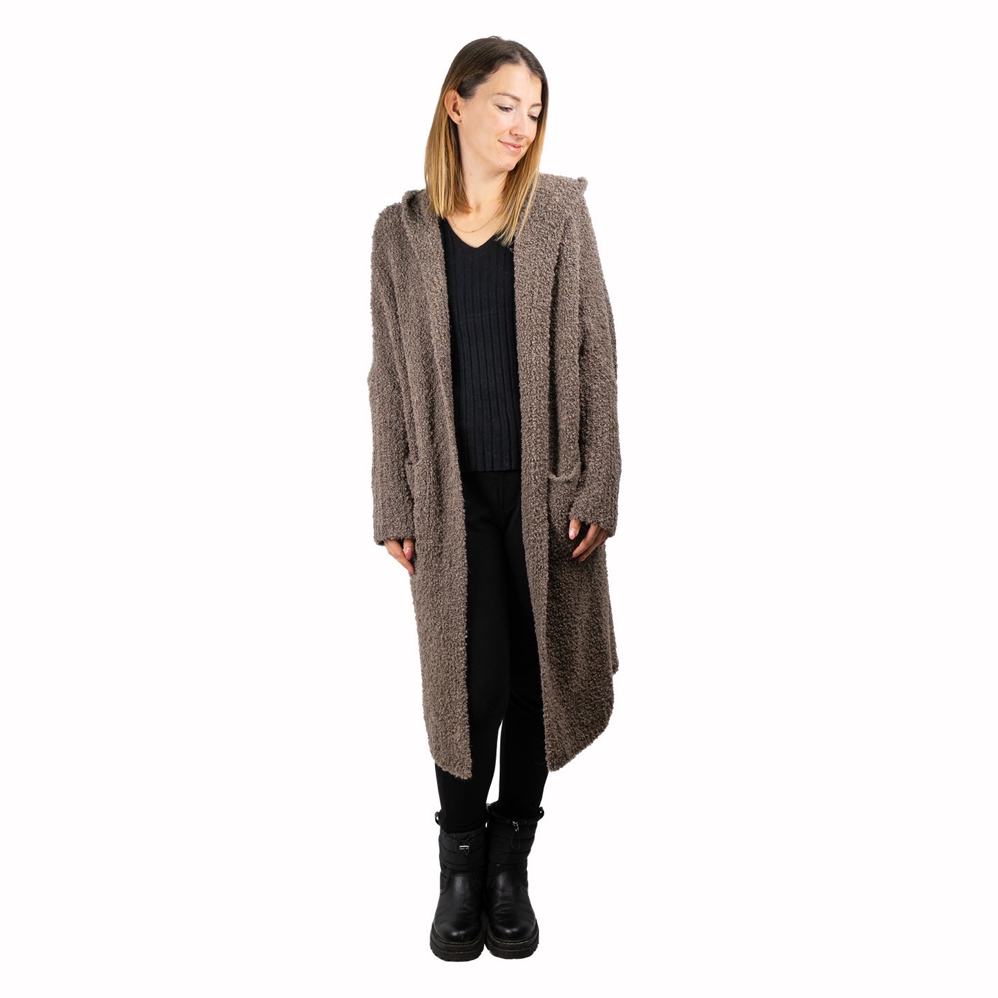 Bouclé Strickjacke Bonny