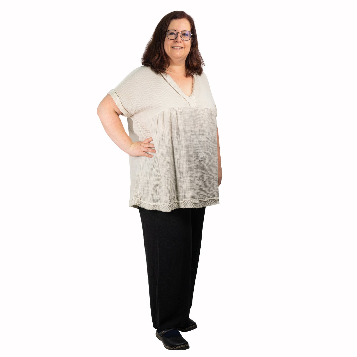 Musselin-Shirt Hedda