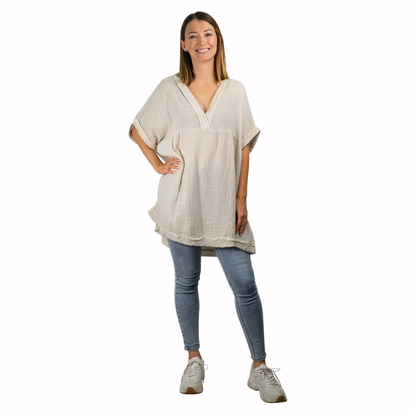 Musselin-Shirt Hedda