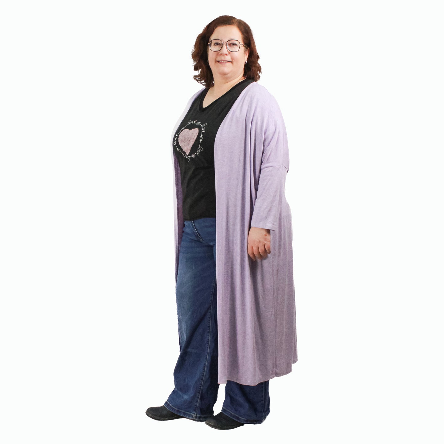 Angora-Strickjacke Nadine