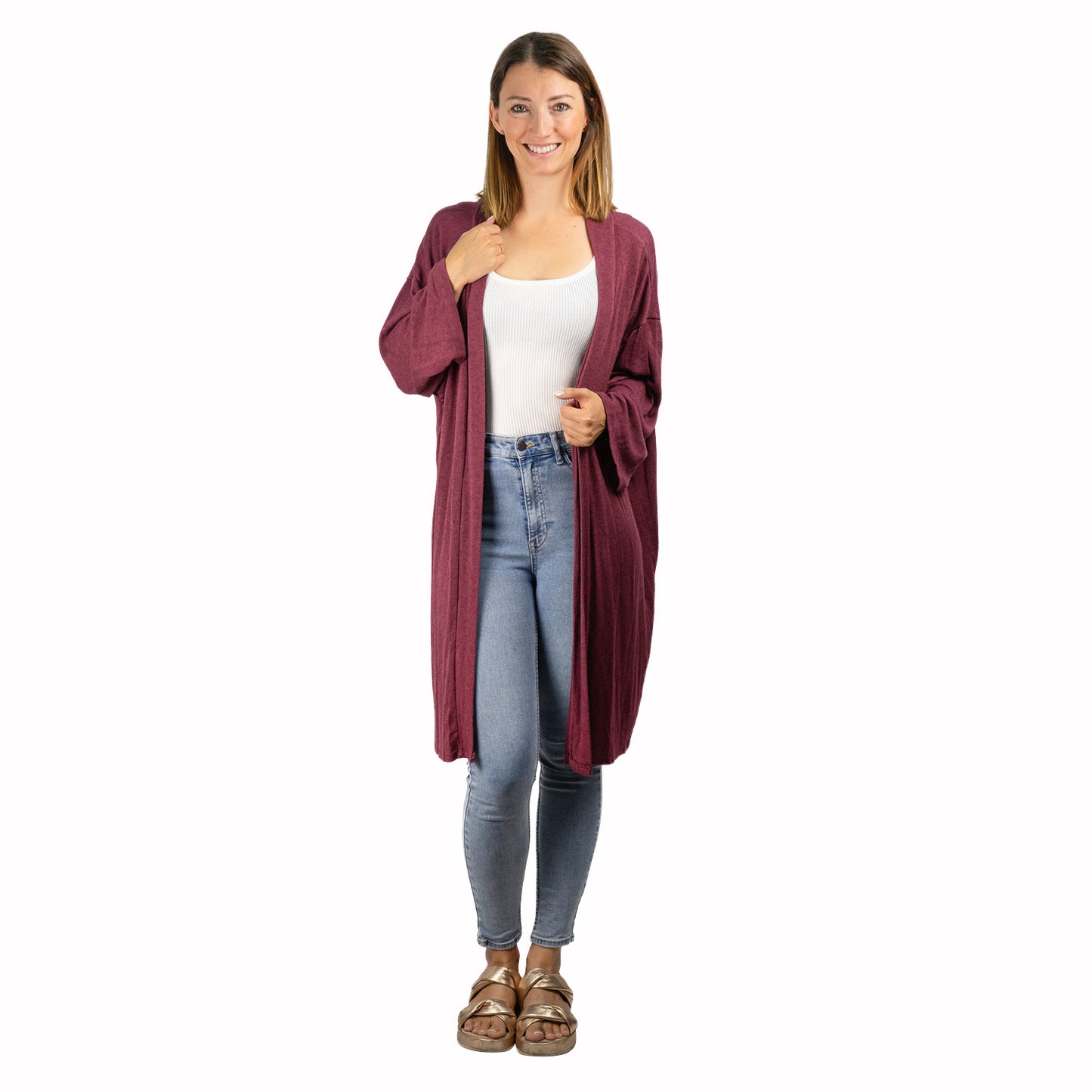 Angora-Strickjacke Fine