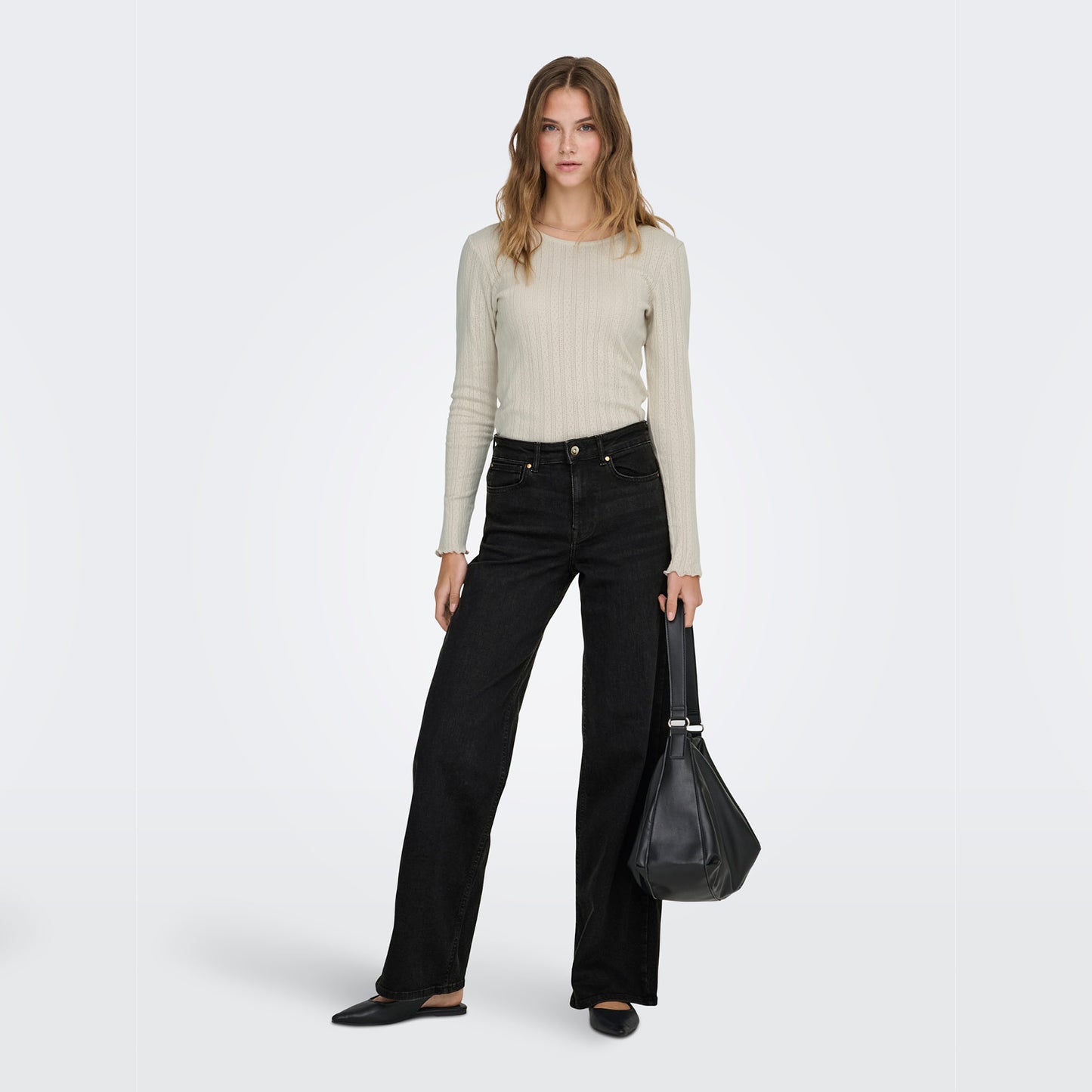 Jeanshose ONLMADISON BLUSH WIDE