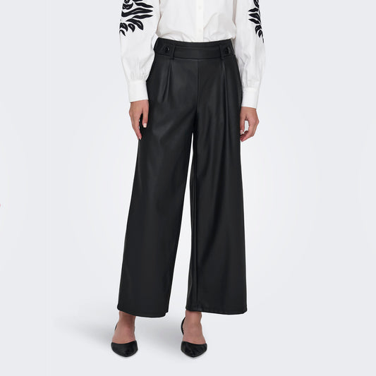 Kunstleder-Hose JDYSOYA