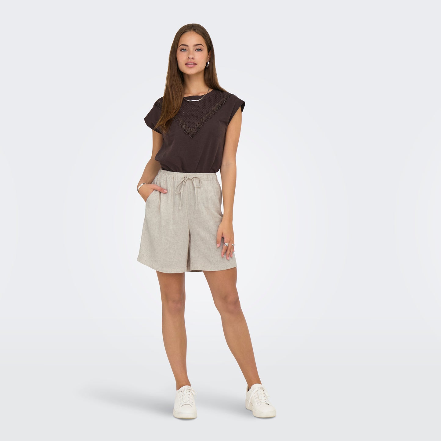 Leinen-Shorts ONLSIESTA