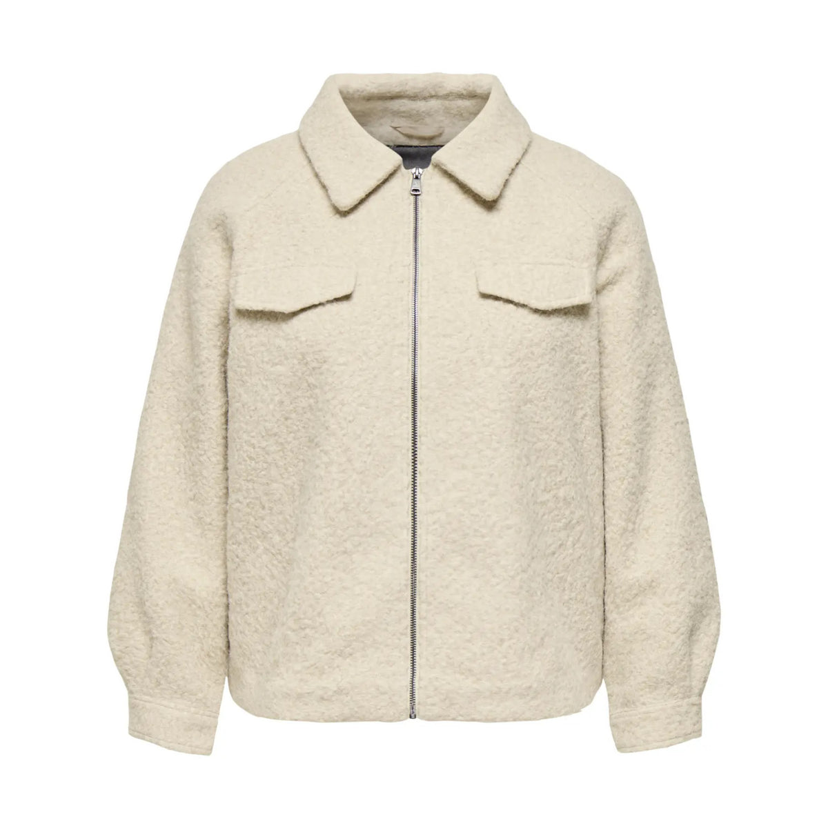 Bouclé-Jacke CARMALO SHORT