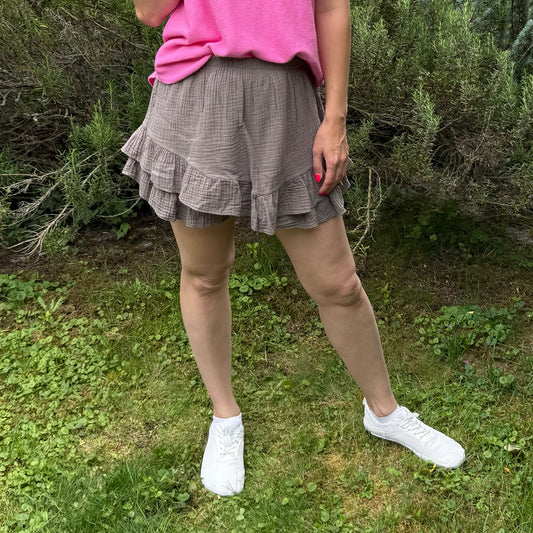Musselin-Skort Beverly