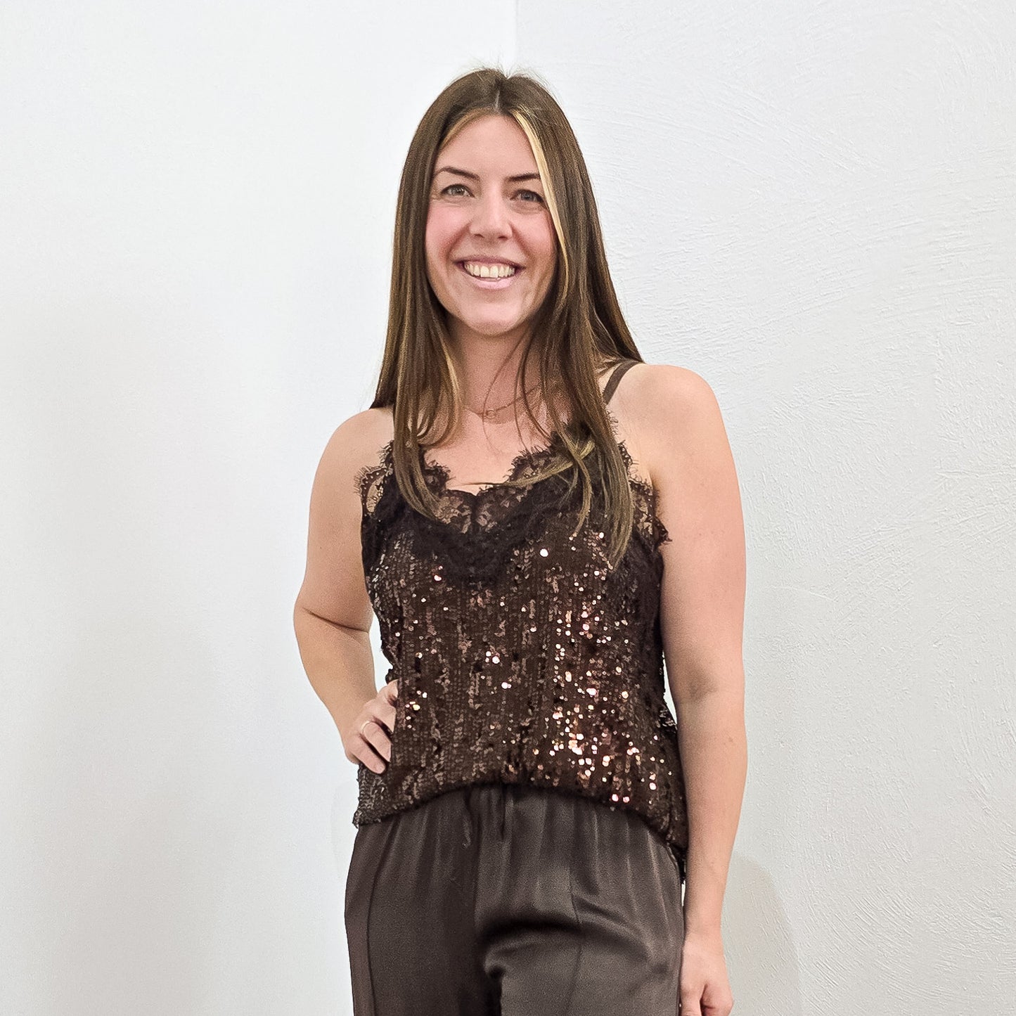 Pailletten-Top Gudrun