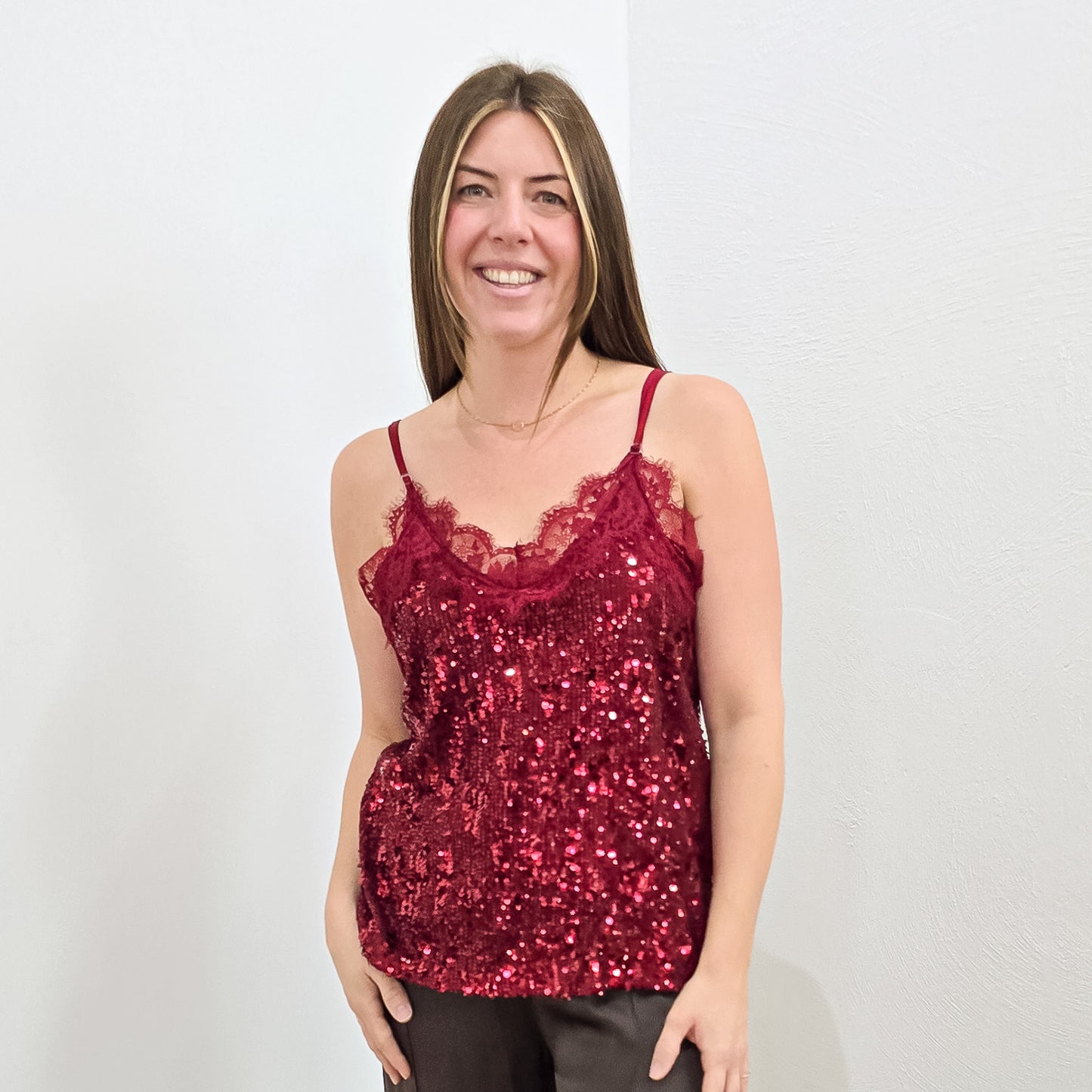 Pailletten-Top Gudrun