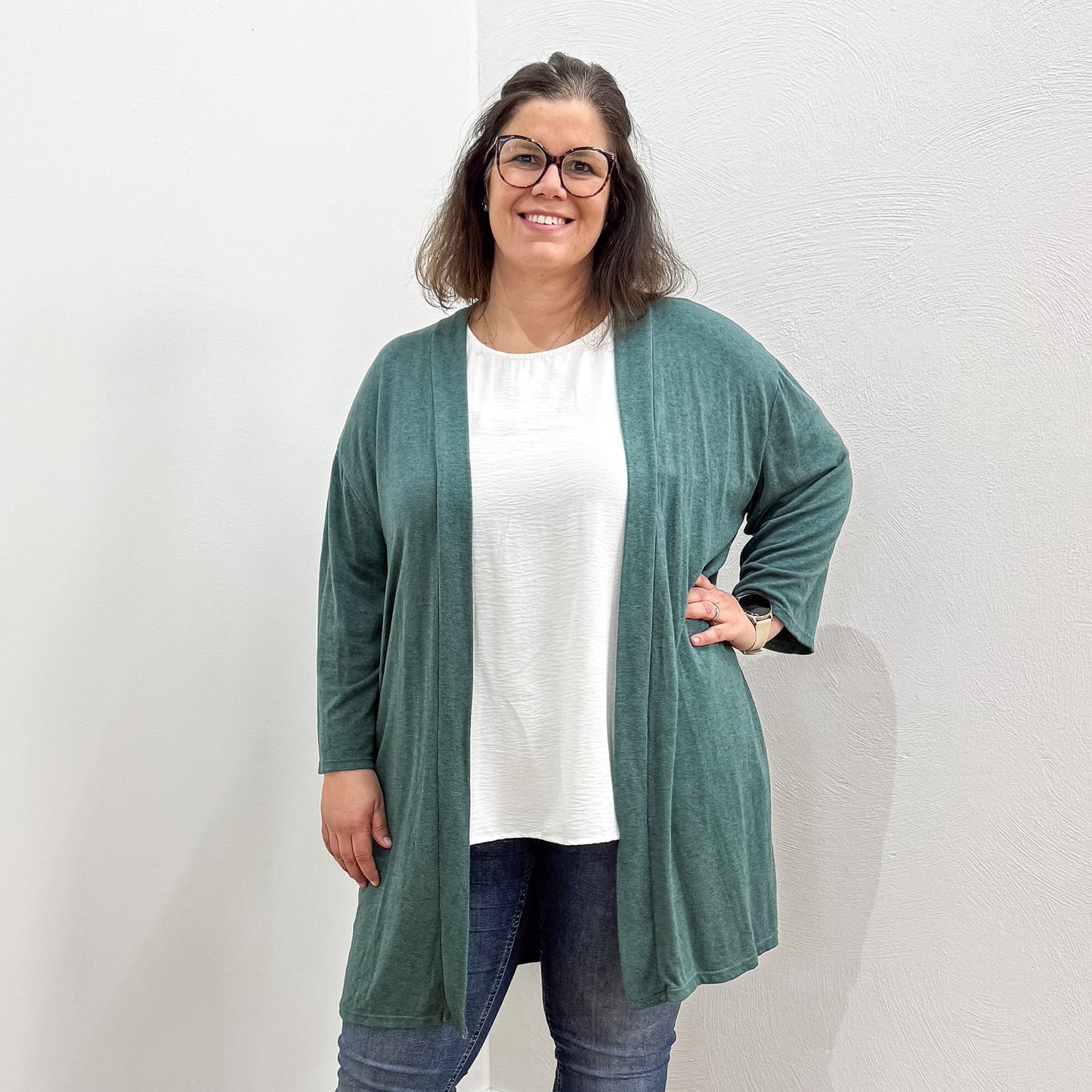 Angora-Strickjacke Susi