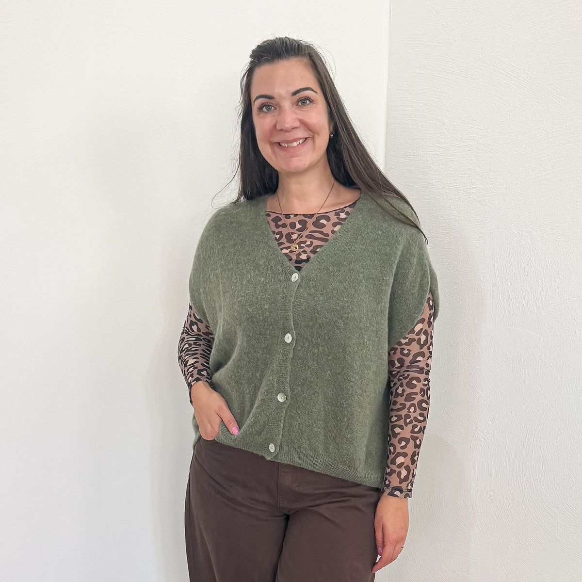 Alpaka-Weste Eileen