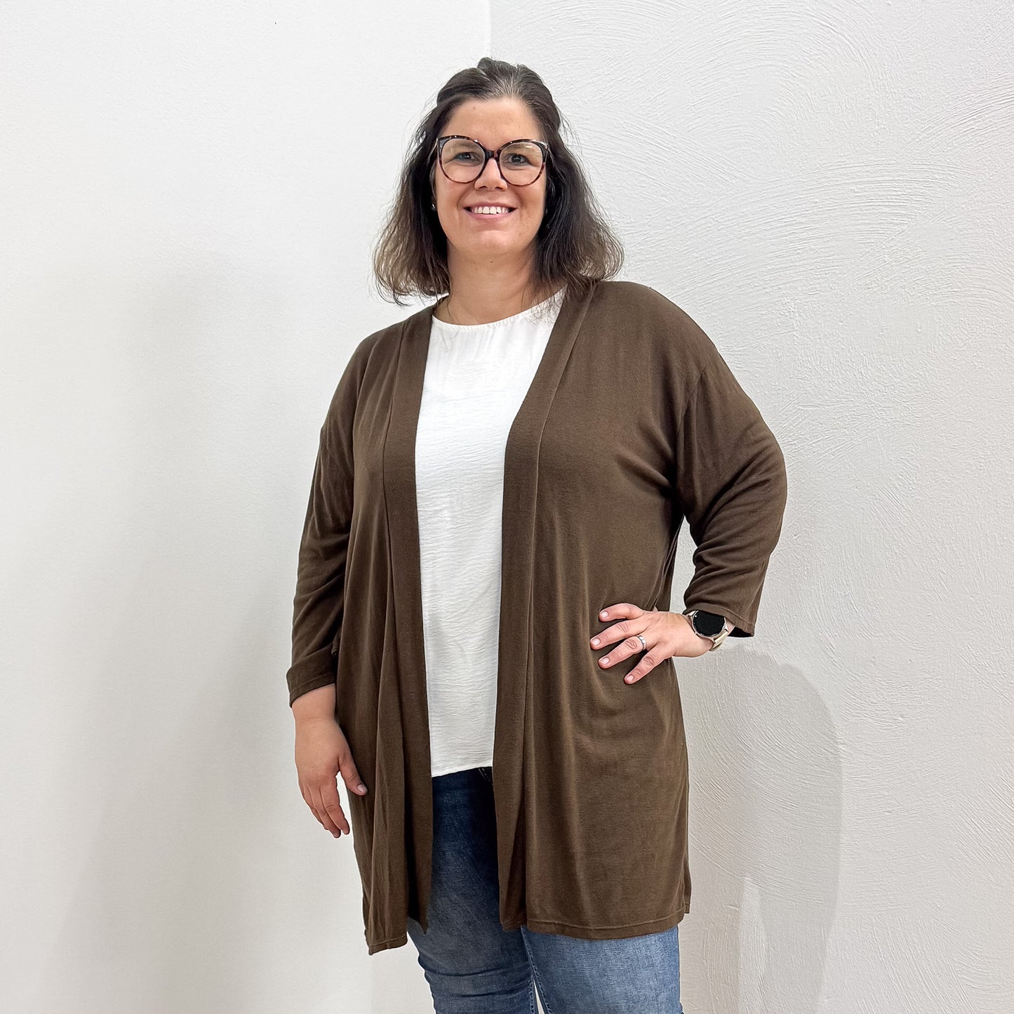 Angora-Strickjacke Susi