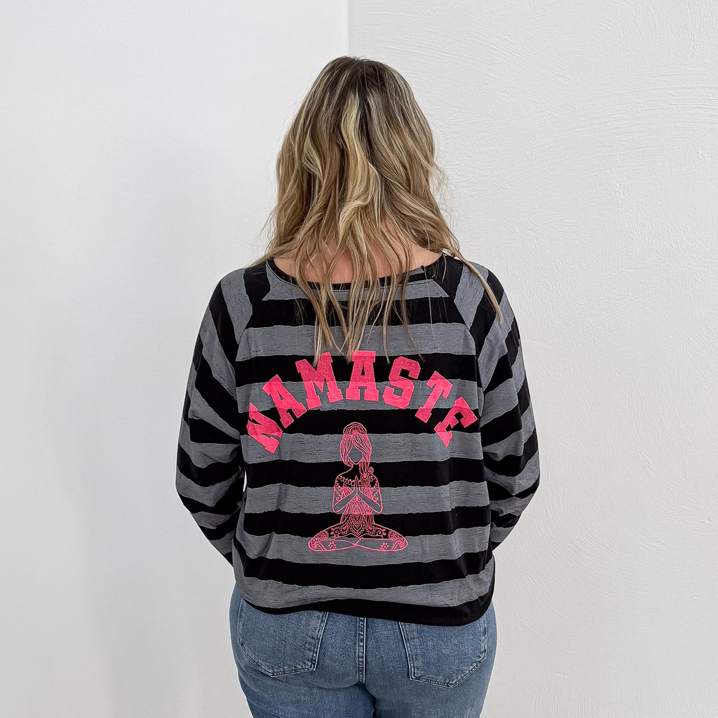Langarmshirt Namaste