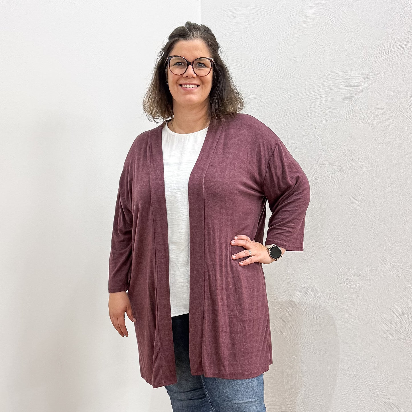 Angora-Strickjacke Susi