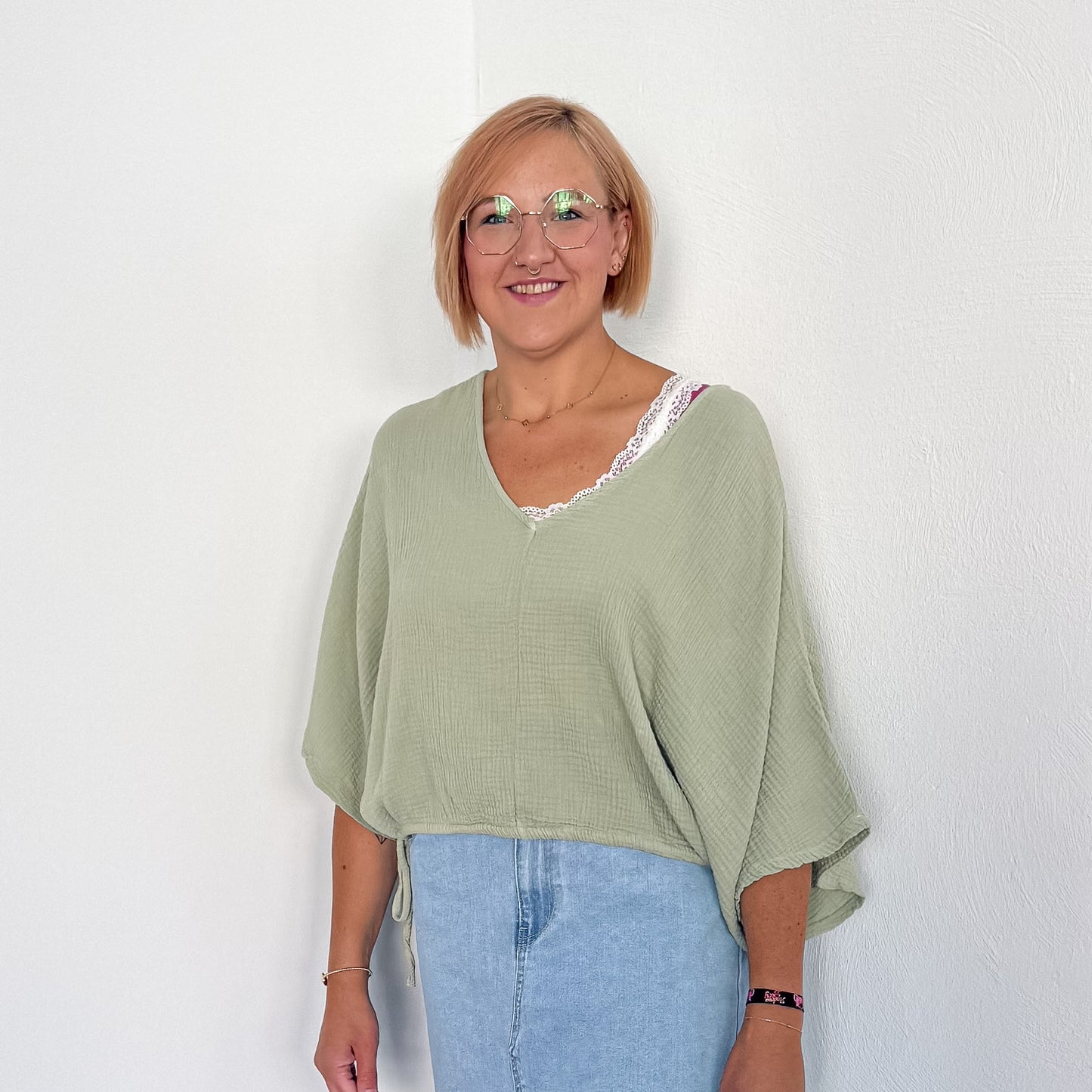 Musselin-Shirt Charlie