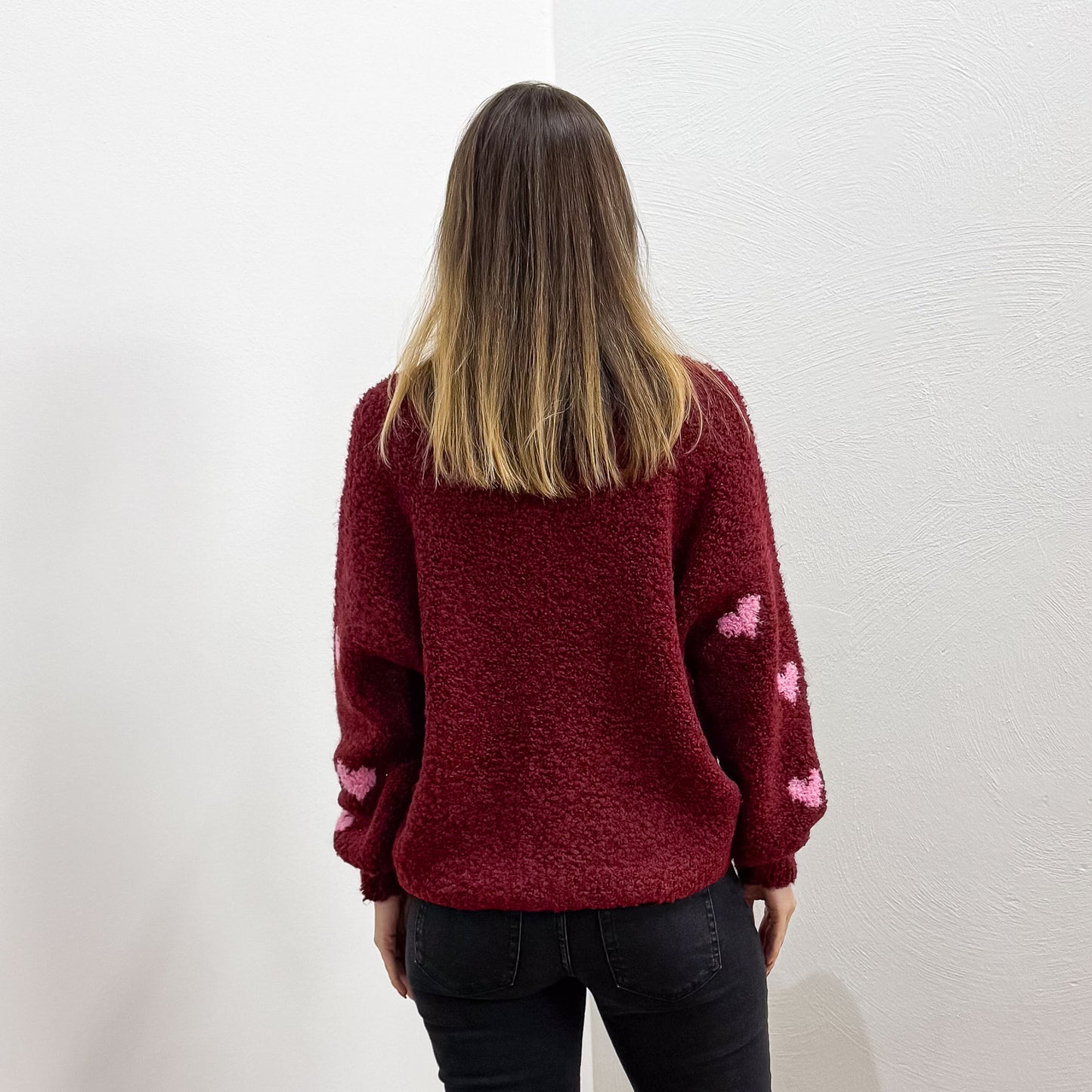 Bouclé-Pullover Simona