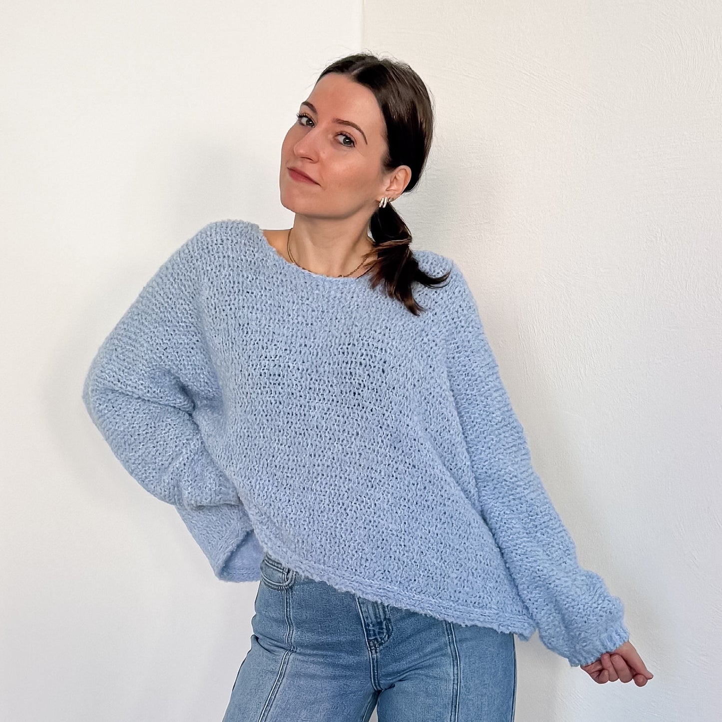 Bouclé-Pullover Mave