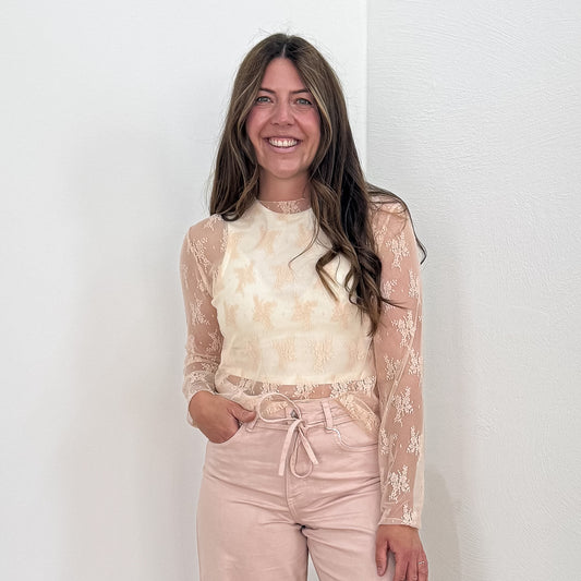 Langarm-Shirt Rose