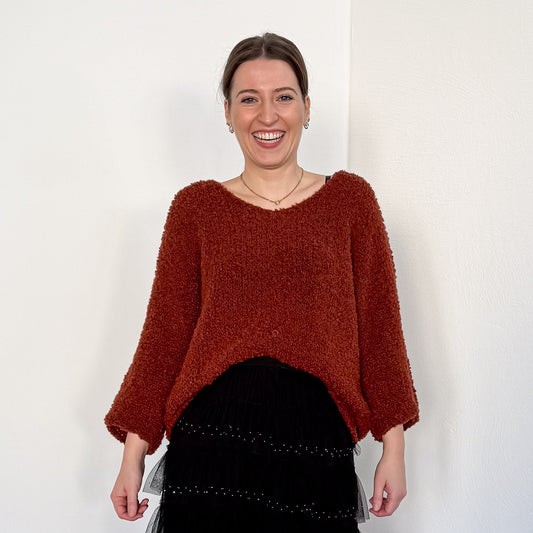 Bouclé-Pullover Ofelia