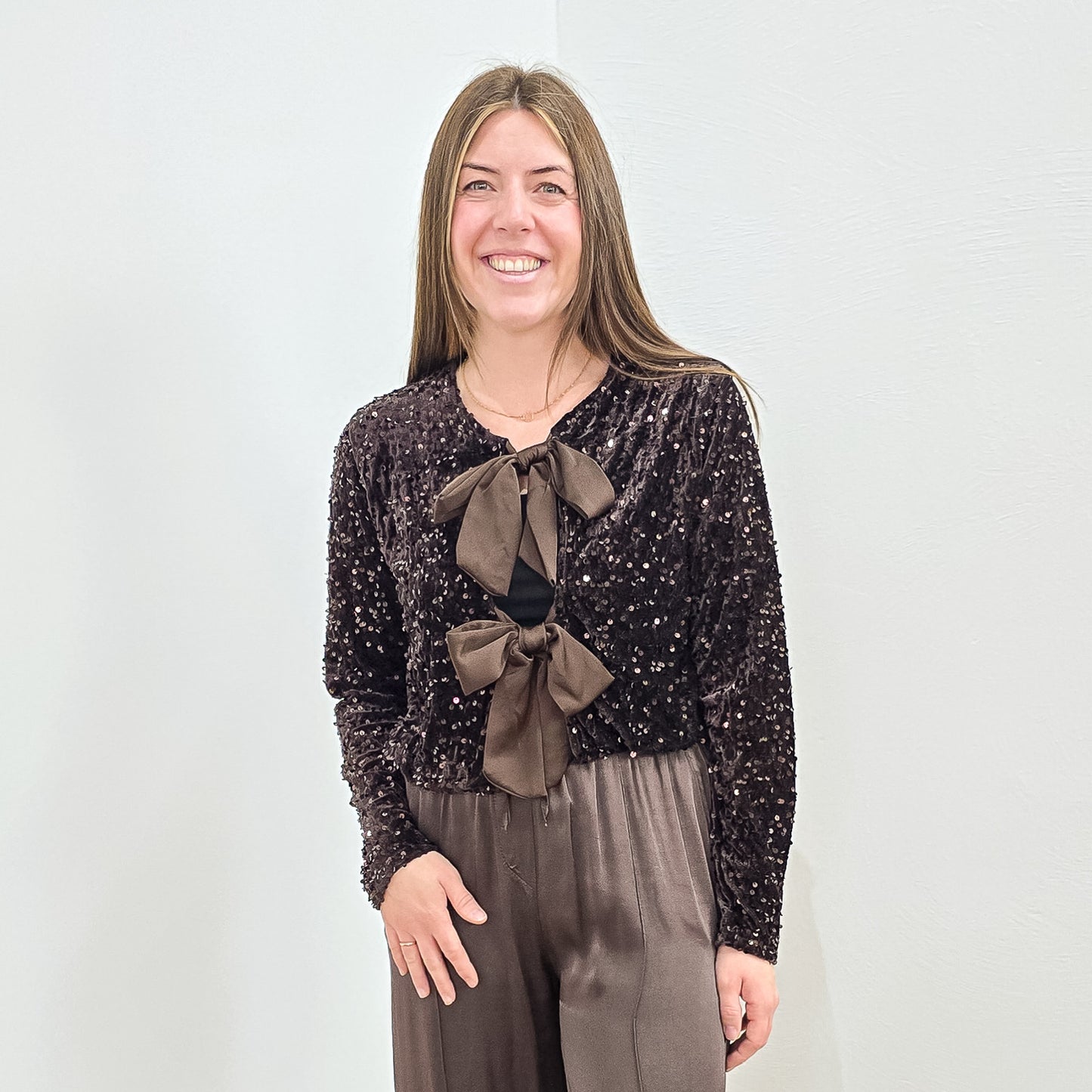 Pailletten-Shirt Alessia