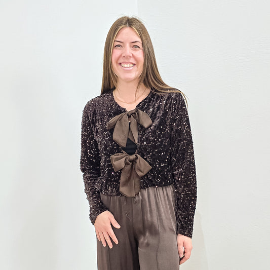 Pailletten-Shirt Alessia