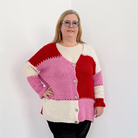 Einzelstück Strickjacke