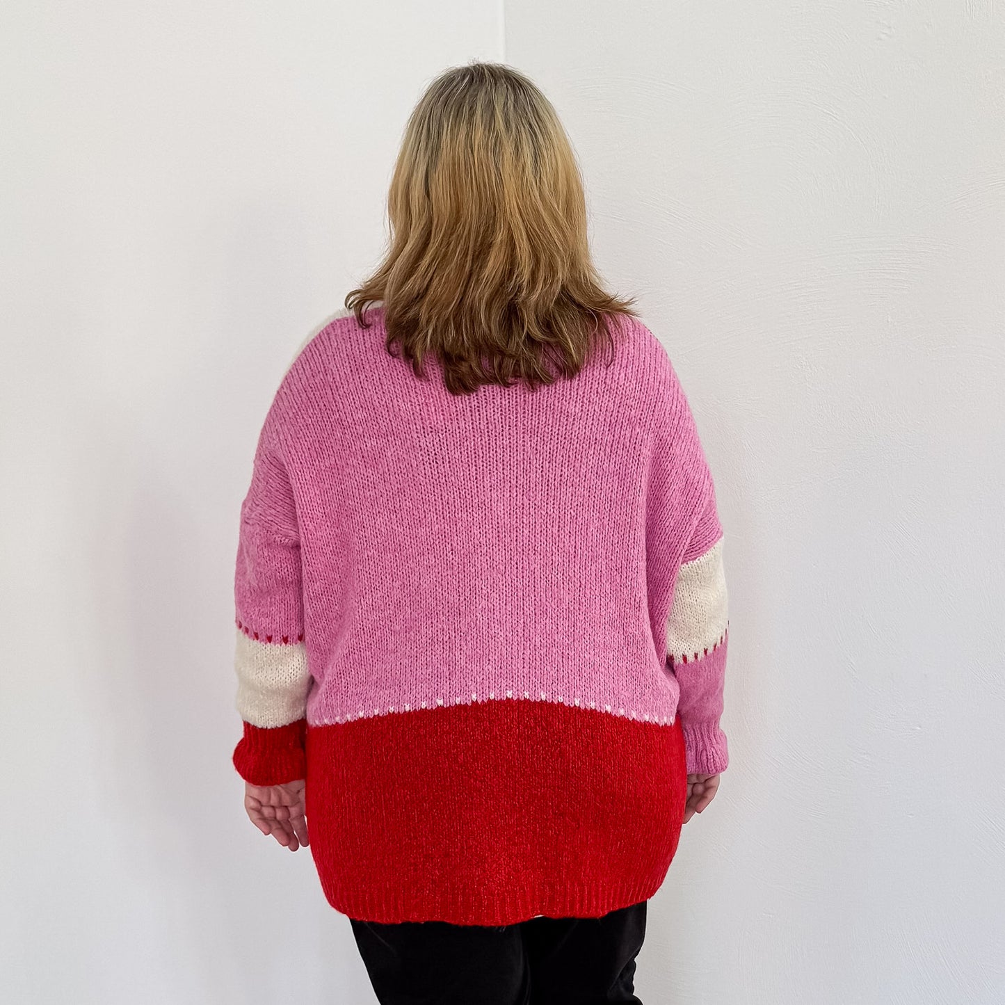 Einzelstück Strickjacke