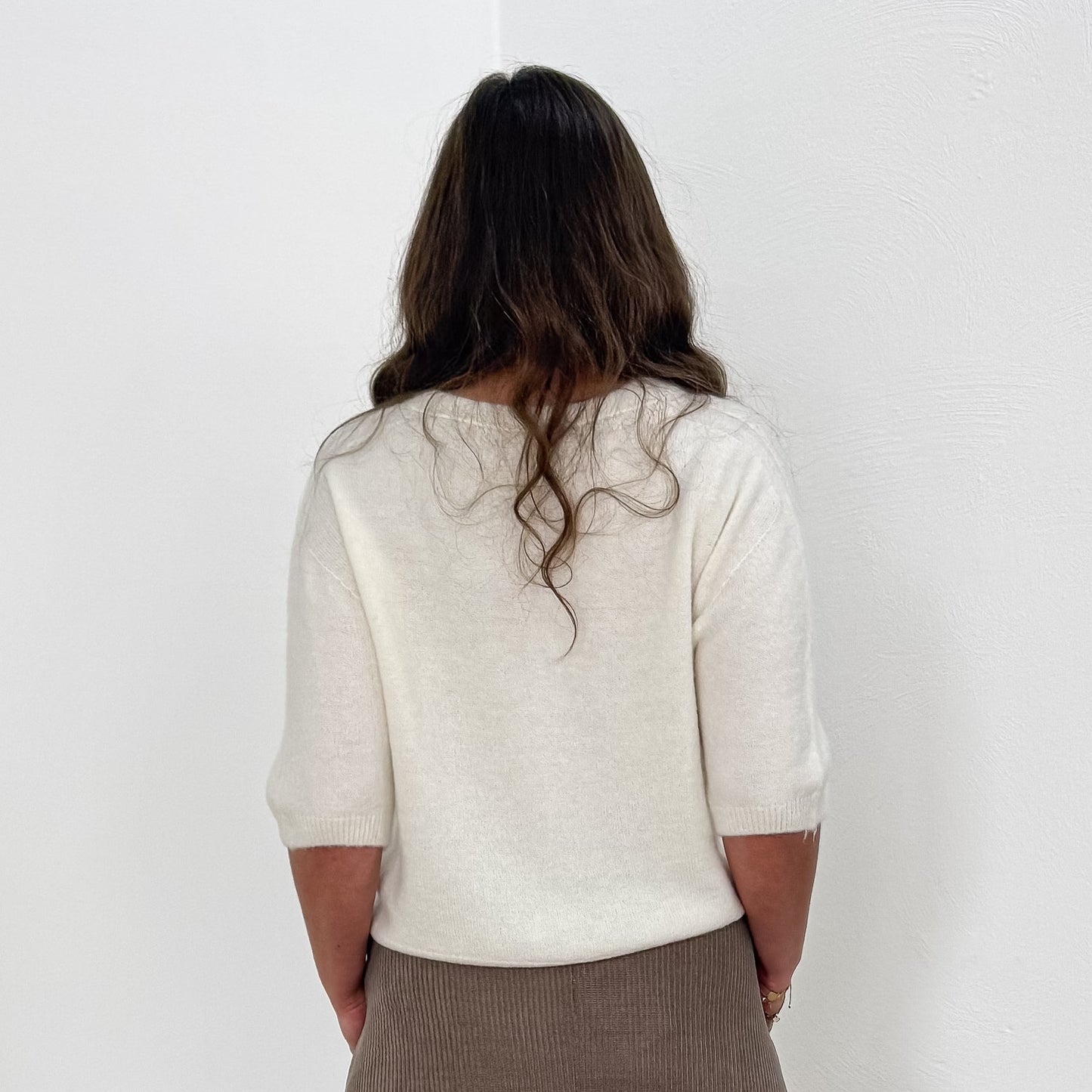 Alpaka-Strickjacke Karla