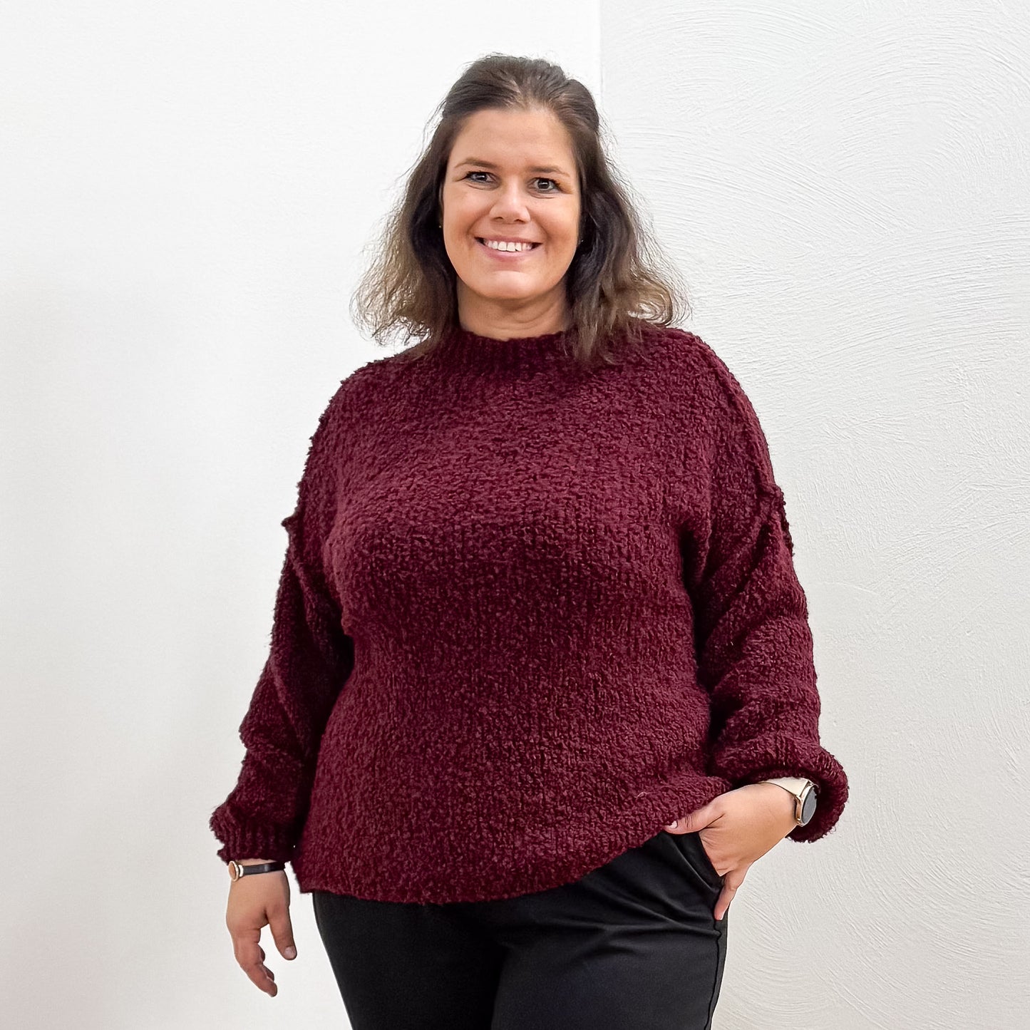 Bouclé-Pullover Michelle