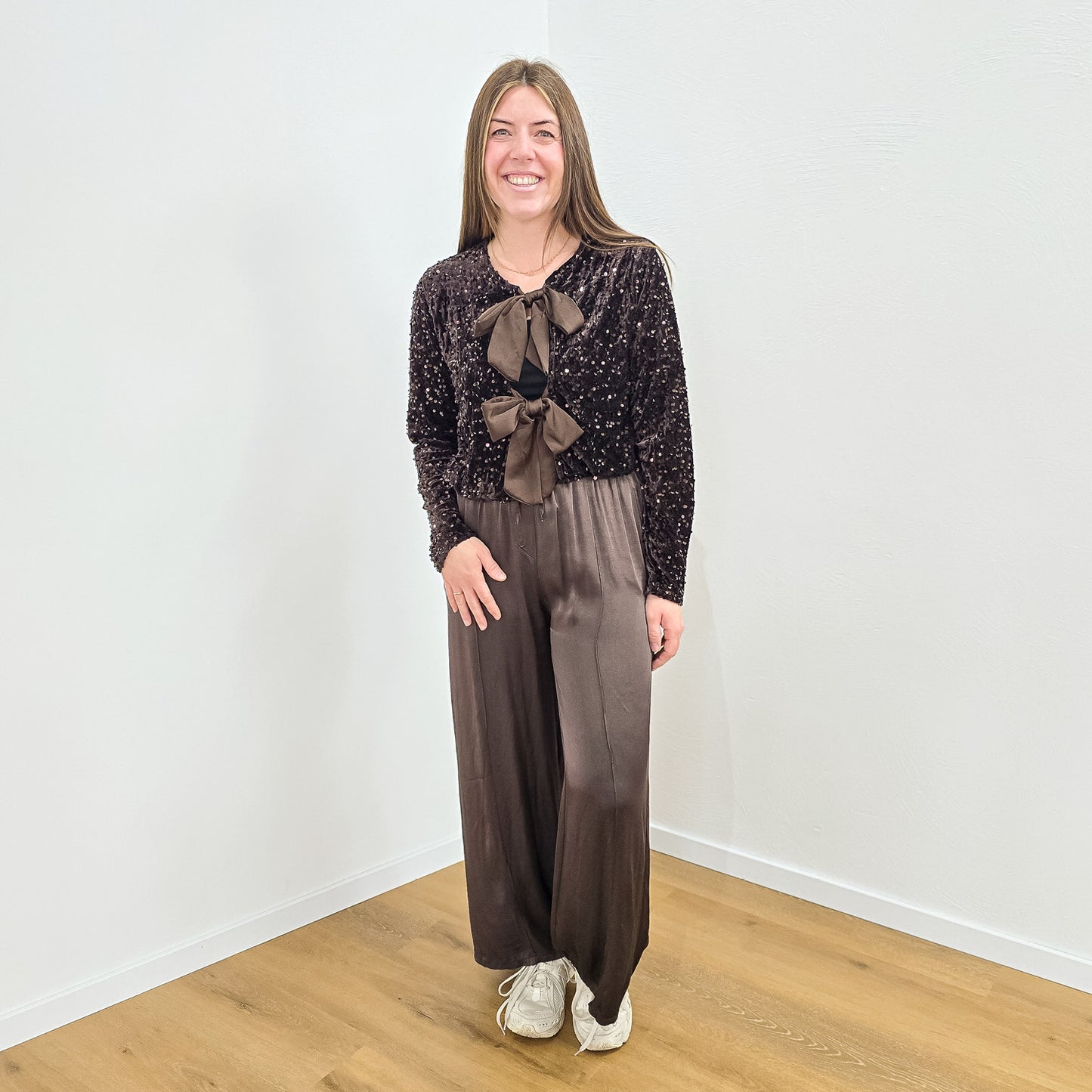 Pailletten-Shirt Alessia