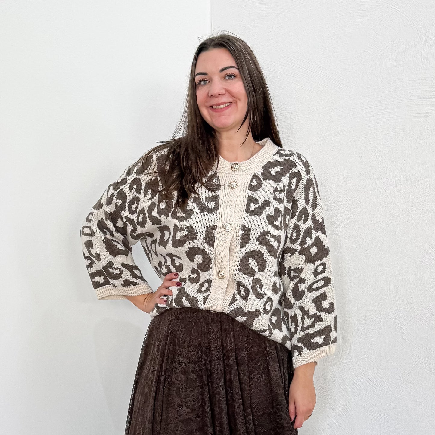 Einzelstück Strickjacke