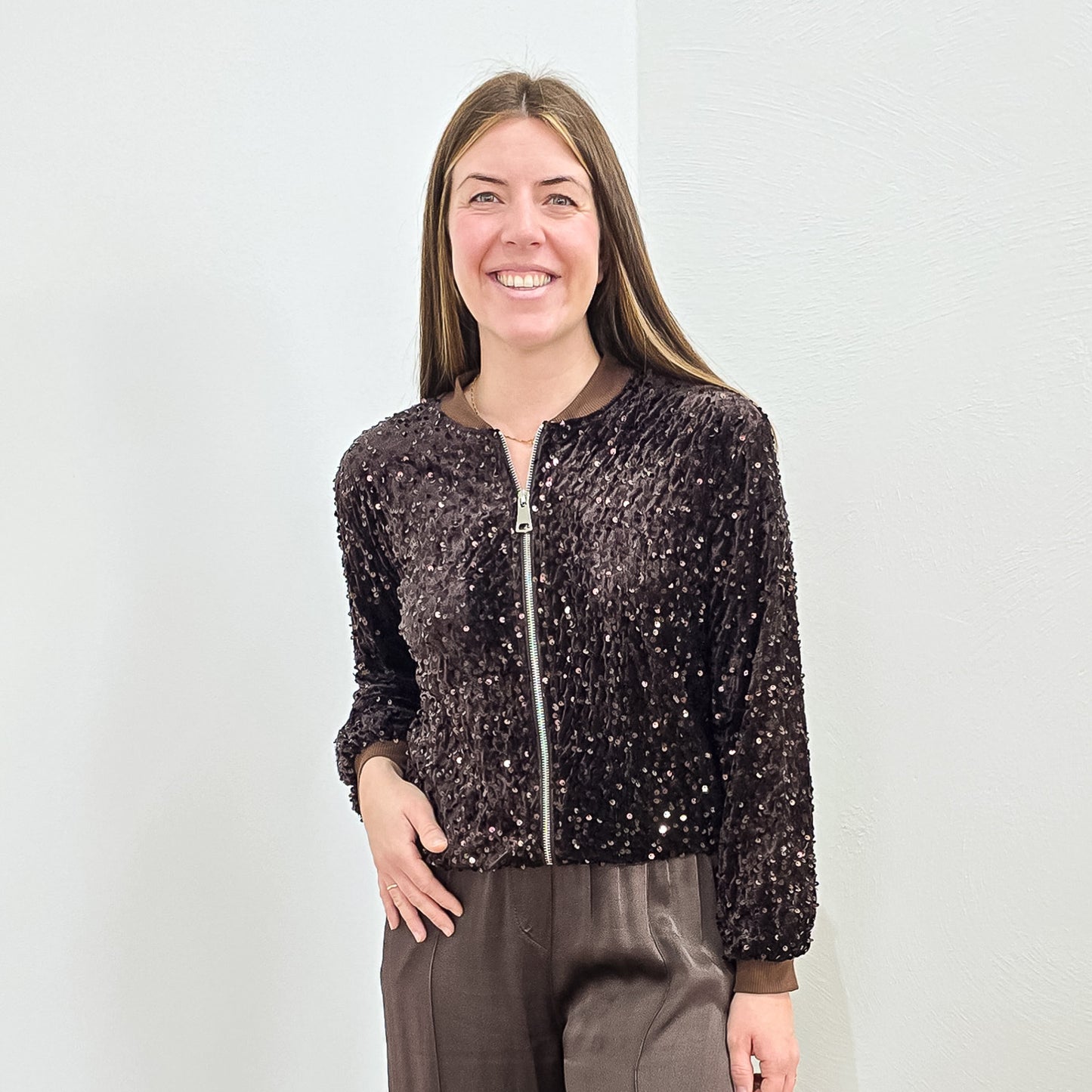 Pailletten-Jacke Tatjana