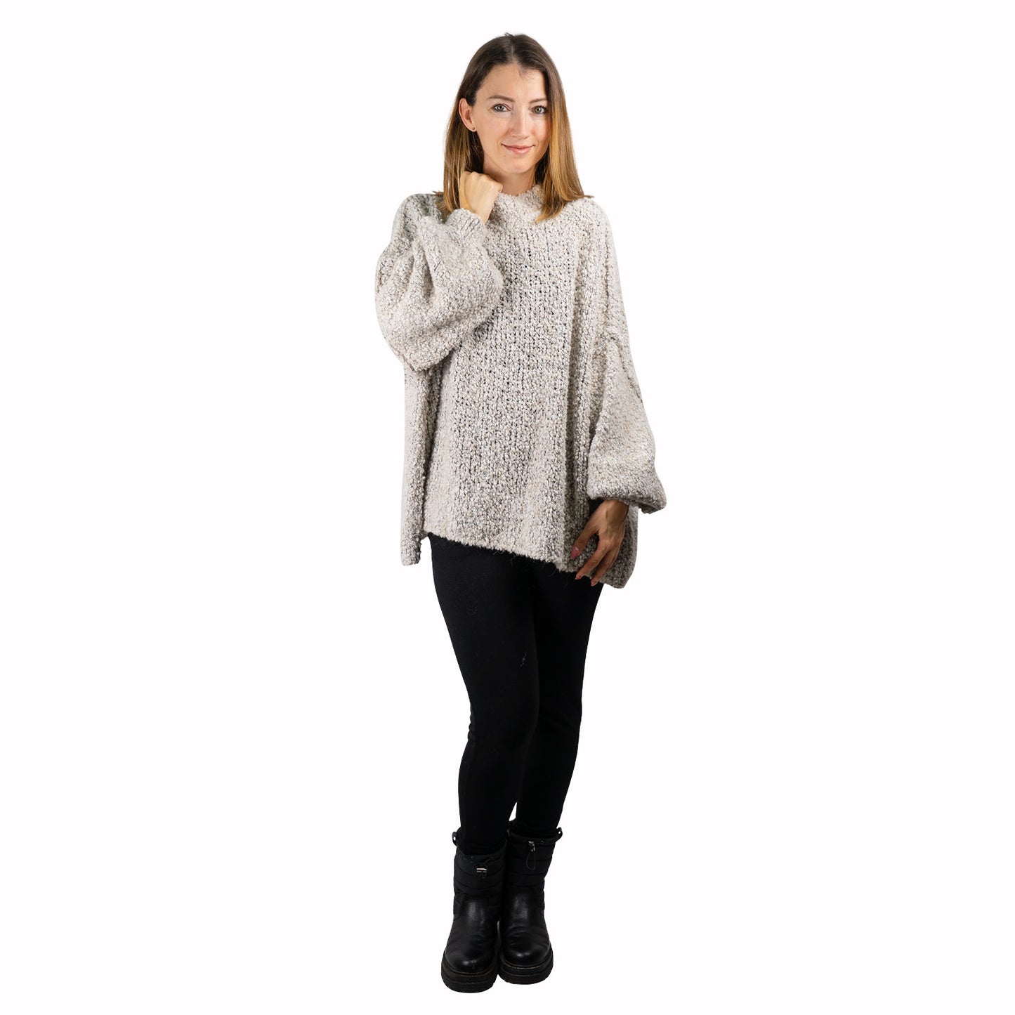 Bouclé-Pullover Milena