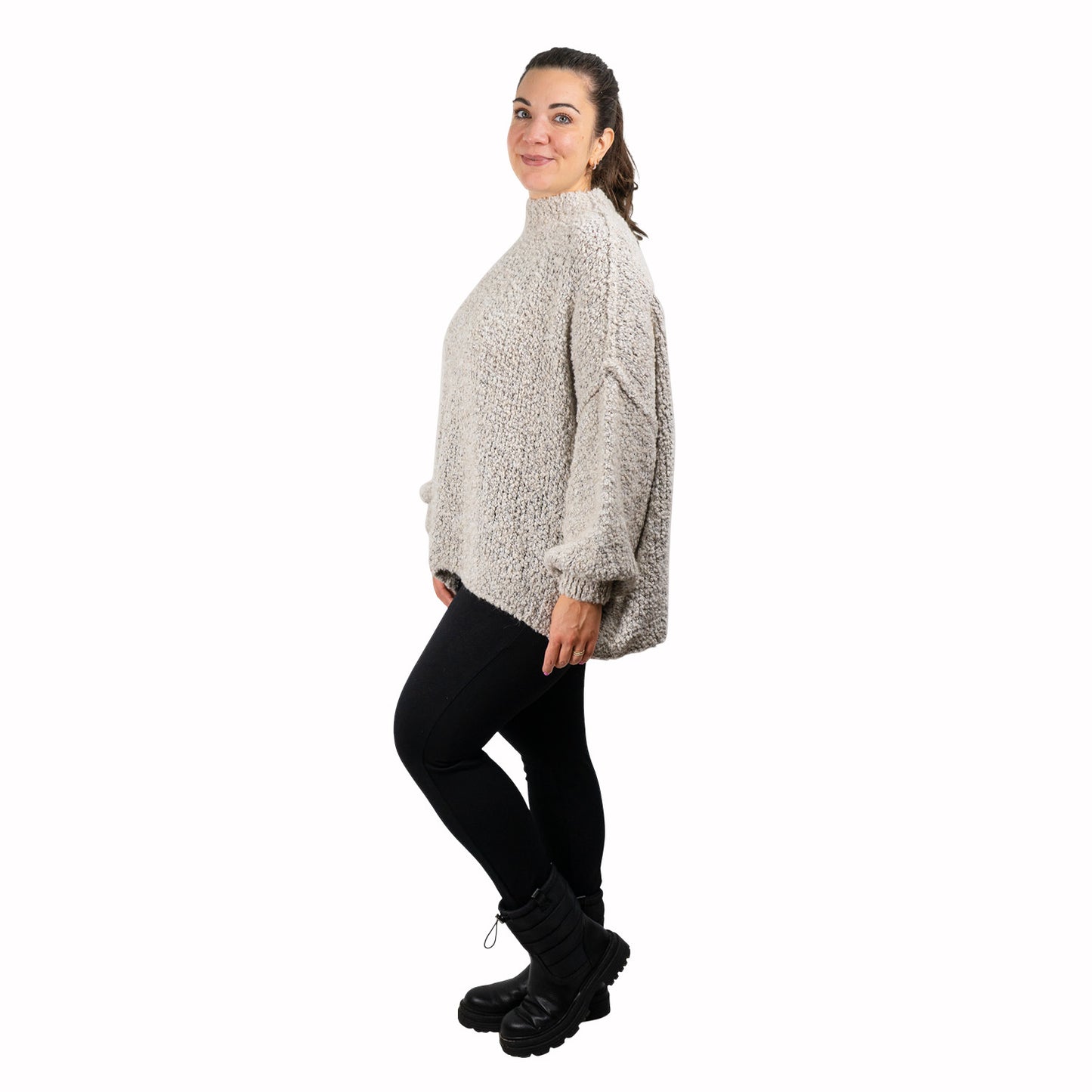 Bouclé-Pullover Milena