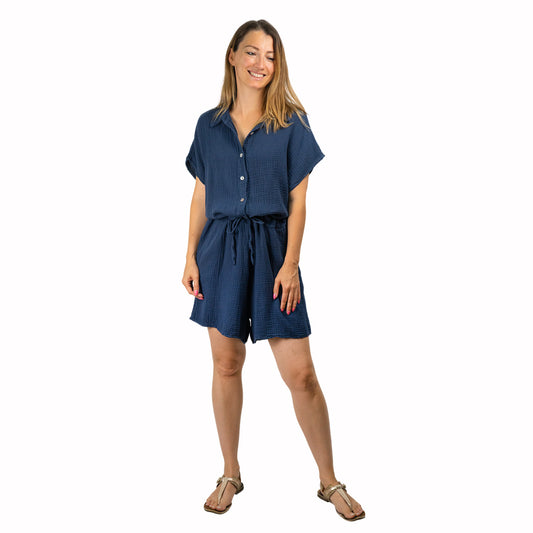 Musselin-Jumpsuit Mimi